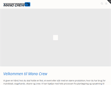 Tablet Screenshot of manocrew.dk
